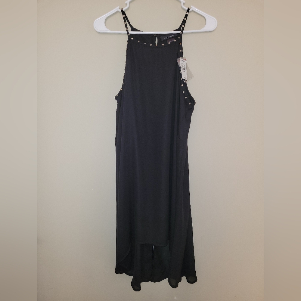 NWT Ashley Stewart Black Studded Top - Picture 5 of 5